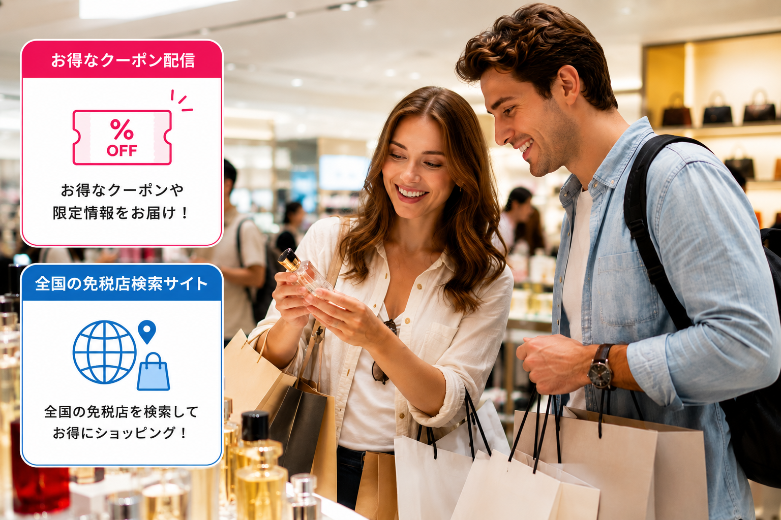 Taxfreeshops.jpのサービスイメージ